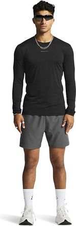 Craft Advance Essence Longsleeve T-Shirts 2 Mens Workout Black : 2XL, Elastane/Polyester