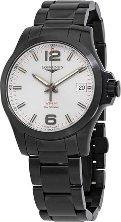 Longines Conquest V.H.P. Quartz Silver Dial Mens Watch L3.716.2.76.6