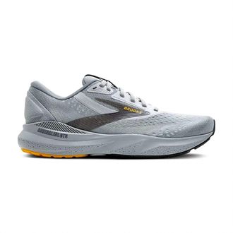 Brooks Mens Adrenaline 24 Sneaker In Alloy/white/gold Fusion