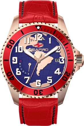 Seapro Mens Voyager Blue Dial Watch