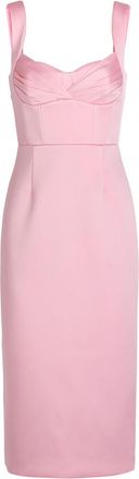 Rebecca Vallance Aymee Satin Midi Dress - Light Pink - 16 (UK16 / XL)