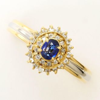 C&A Platinum Yellow Gold Yellow Gold (18K) Platinum 900 Band Ring (Pre-Owned)