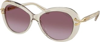 Swarovski SK6026 30038H Womens Sunglasses Brown Size 56