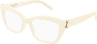 Saint Laurent Optical Frame - Dames - Brillen - Beige - 53 MM - Accessoires