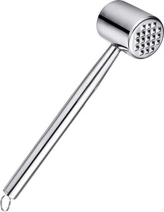 OEM Mazo De Carne Con Superficie Lisa Y Estriada Para Golpear - Utensilio De Cocina De Acero Inoxidable De 26,5 Cm
