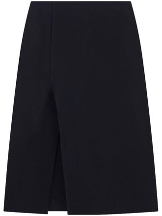 Stella McCartney Rok met split - Zwart