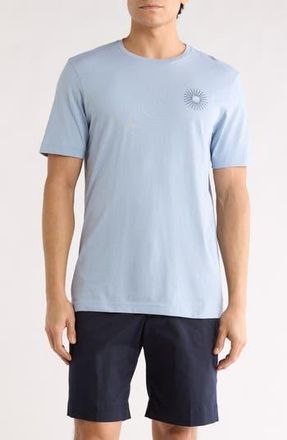 Travis Mathew Trick of the Light Graphic T-Shirt in Dusty Blue at Nordstrom Rack, Size X-Large