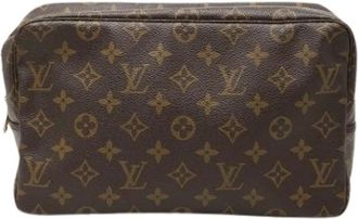 Louis Vuitton Pre-owned Trousse Toilette 28 - Dames - Vintage Accessoires - Bruin - ONE Size - Vintage