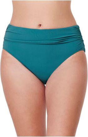 Gottex Bachelorette Mid Rise Swim Bottom in Lagoon at Nordstrom, Size 16