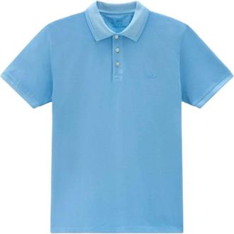 Woolrich Mackinack Polo - Heren - Polos - Blauw - M - Katoen - Tops