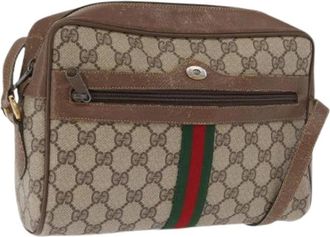 Gucci Pre-owned Plastic Cross Body Bag - Dames - Vintage Schoudertas - Beige - ONE Size - Vintage