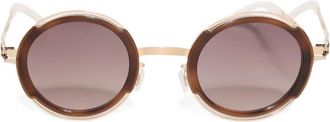 Mykita Pearl round-frame sunglasses - Marrone