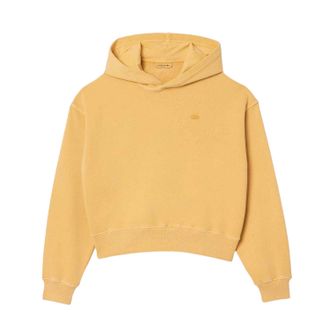 Lacoste Dames/Dames Natural Dyed Oversized Hoodie (Oranje melange)