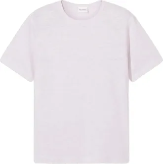 Closed Tops, Heren, Roze, M, Linnen, Linnen Blend T-shirt