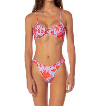 Maaji Jady Unmolded Underwire Bikini Top In Lavender Dream