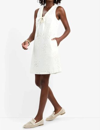 Trina Turk Womens Amala Dress In Ivory
