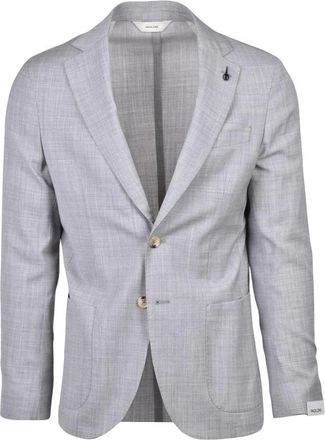 Paoloni Giacca Stondata - Heren - Blazers - Grijs - M - Wol - Jassen