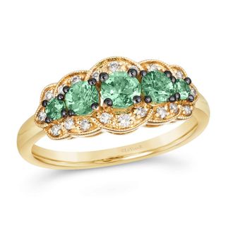 Le Vian Costa Smeralda Emeralds Ring set in 14K Honey Gold