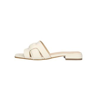 Stefano Lauran 24050 Slippers - Dames - Schoenen - Beige - Maat: 40 EU Leer