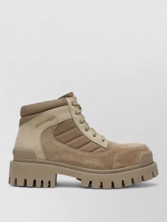 Balenciaga ankle high boots chunky sole design