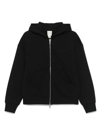 Calvin Klein Logo Emb French Terry Fz Hoodie Clothing