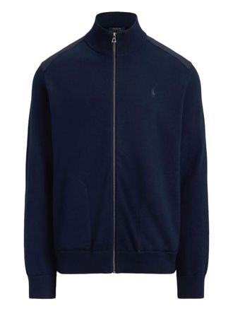 Polo Ralph Lauren high-neck zip-up cardigan - men - Cotton - S - Blue