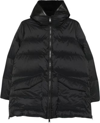 Yves Salomon A-Line Donsjas - Dames - Winterjassen - Zwart - XS - Jassen
