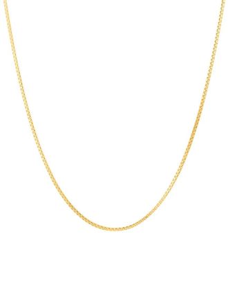 Italian Gold, Inc Max + Stone 14K Italian Gold Box Chain Necklace