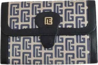 Balmain Pre-owned Clutches, female, Black, Size: ONE SIZE Pre-owned Porte-monnaie