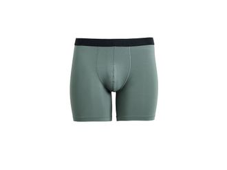 Hanro Micro Touch Long Leg Boxer Brief Mens Underwear Studio Green : 2XL, Elastane/Polyamide