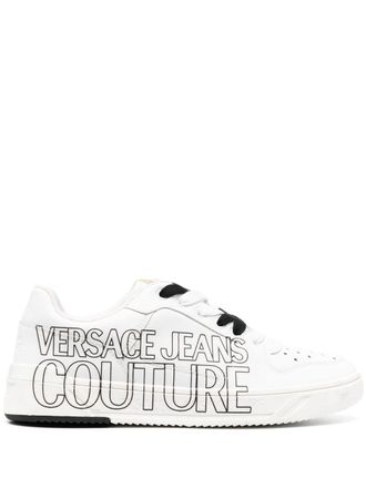 Versace Jeans Couture Starlight low-top leather sneakers - men - Fabric/Rubber/Organic Leather - 39 - White