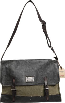 Dolce & Gabbana Military Green Two Tone Messenger Shoulder Borse Men Mens Bag