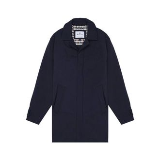 Aquascutum Parkas, male, Blue, Size: 3XL Trench Coats