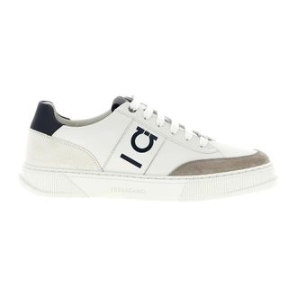 Ferragamo Sneakers, male, Multicolor, Size: 9 1/2 US Alaska Leather Sneakers