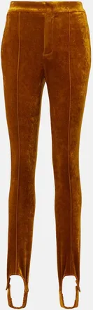 Chlo&eacute; Chlo&eacute; Velvet stirrup pants