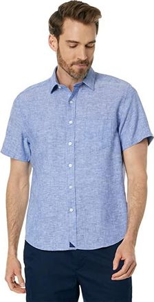 UNTUCKit Cameron Wrinkle-Resistant Mens Clothing Blue : 2XL Slim Fit, Linen