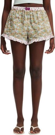Cotton On Womens Liberty Fabric Bloomer Short in Penstemon Road Edith Rose at Nordstrom, Size 10