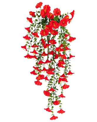 Nearly Natural 30In Uv-Resistant Artificial Morning Glory Hanging Plant (Indoor/Outdoor) - Set Of 6