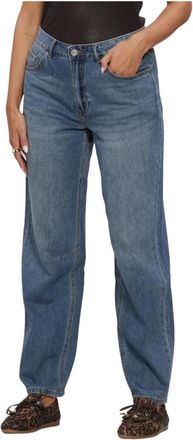 Summum Cocoon Leg Jeans Vintage - Dames - Jeans - Blauw - Maat: XL Katoen
