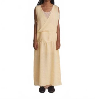 BASERANGE Garlin Dress In Ana Yellow