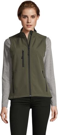 SOLS Dames/Dames Rallye Softshell Mouwloos Gilet (Leger)