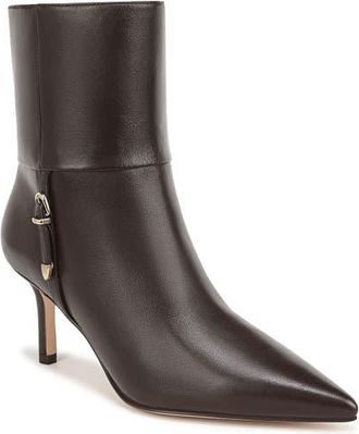 Favorite Daughter Tamra Pointed Toe Bootie in Chocolate Leather at Nordstrom, Size 5.5