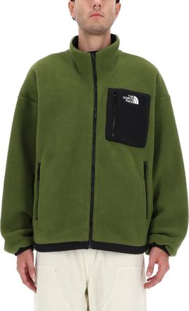 The North Face Green Solid Mock Collar Jacket