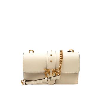 Pinko Pinko, Dames, Tassen, Wit, Maat: ONE Size Katoen