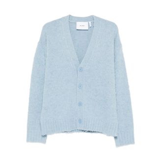 Axel Arigato Cardigans, male, Blue, Size: M Studio Cardigan