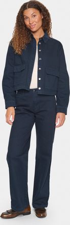 Saint Tropez Denim jack Loose fit Midnight Sail dark blue