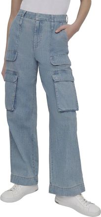 DKNY Dkny High Rise Rooftop Relaxed Straight Jean