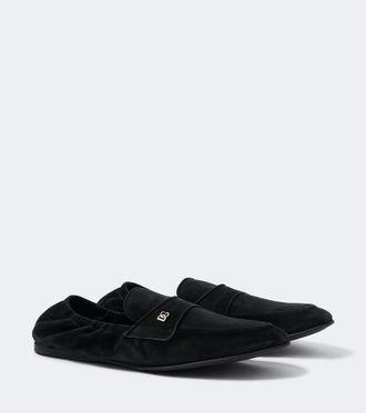 Dolce & Gabbana DG suede loafers