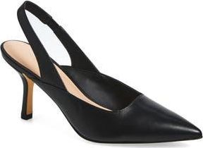 Stuart Weitzman Zuri Slingback Leather Pump in Black at Nordstrom Rack, Size 11.5