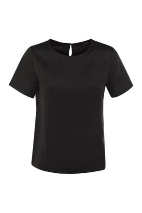 Max Mara Gilbert - Satin And Jersey T-Shirt